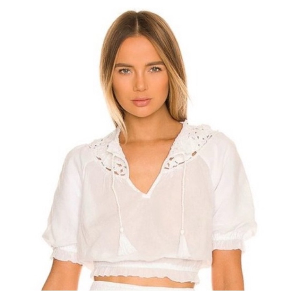 SAYLOR Zabrina White Top